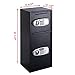 Giantex Safe Box Security Lock Box with Double Door and Keys Digital Safe Depository Drop Box Safes Home Office Security Lock for Gun Cash Valuable Storage