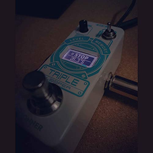Donner Triple Looper Guitar Pedal, Loop Pedal with Screen, 3 Loops 30