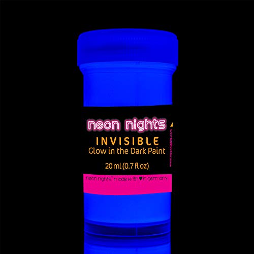 'Invisible' Wall and Canvas Paints by neon nights 4 Invisible UV Glow