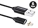 Smart&Cool Gen3 Nylon Braided Super Magnetic Micro USB Charging and Data Transfer Cable for Android Phone and Tablets (5ft-Black)
