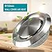 6 Inch Vent Cover HG POWER Adjustable Round Ceiling Diffuser Stainless Steel Air Vents Wall Cover External Extractor Outlet - 150mm