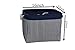 Basket for Organizing Cube Stgorage Bin - Fabric Storage Cubes Collapsible Baskets for Shelves with Rope, Bins for Organization Cloth Toy Decorative Laundry 16(L) x 12(W) x 12(H) inch