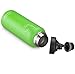 Swig Savvy Sports Water Bottle, Vacuum Insulated Stainless steel, Double Wall, 2 Leakproof Lid, Travel Thermos - 40oz (Light Green)