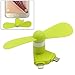 Lxstore 2 in 1 Mini USB Fan for iPhone/iPad and Android with intelligent touch switch