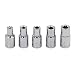 5Pcs E Torx Star Female Bit Socket Set 1/4" Drive E4 -E8 primary