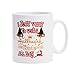 White Mugs with Printing Words I Just Want to watch HALLMARK Christmas movies ALL DAY Coffee Mugs for Christmas Gift Brithday Gift or Daily Use (White, 1 pcs)