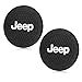 Auto sport 2.75 Inch Diameter Oval Tough Car Logo Vehicle Travel Auto Cup Holder Insert Coaster Can 2 Pcs Pack (Jeep)