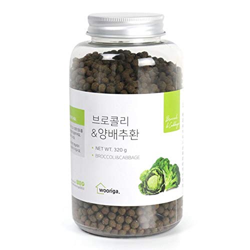 Wooriga Story Korean Broccoli & Cabbage Granule | 320g | 1 Bottle, Stomach Comfort Supportive Veggie, Premium Quality, 브로콜리 양배추