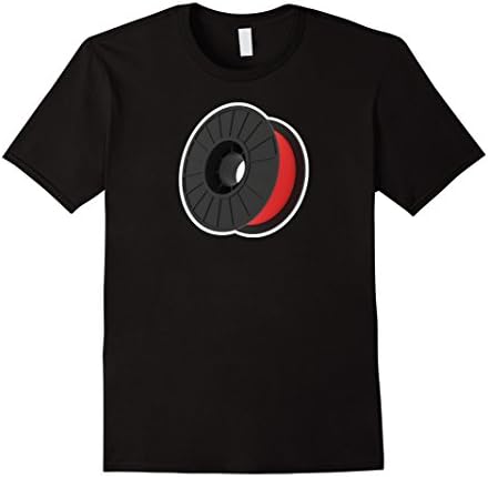 Mens 3D Printer Filament Spool Shirt 3XL Black