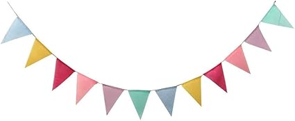 Amazon Co Jp Seliyi フラッグガーランド カラフル ベビー マタニティ