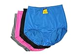 Alfa Global Women's Plus Size Pack of 4 Ultra Comfortable High Rise Boy Brief