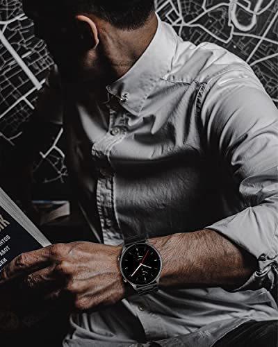 YABZOZ Band Compatible with Amazfit GTR 2 / GTR 2e / Stratos 3 / GTR 47mm / GTR 3 / GTR3 Pro Metall 22mm Strap