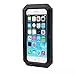iPhone SE 2022/2020 Case,Tempered Glass Luxury Aluminum Alloy Protective Military Bumper Heavy Duty Cover Shell Case Skin Protector for Apple iPhone SE 2022/2020 /8/7 (Black)