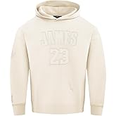 NBA LOS ANGELES LAKERS LEBRON JAMES #23 NEUTRAL PNN MEN'S DROP SHOULDER FLC PO HOODIE