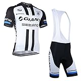 2014 Outdoor Sports Pro Team Men's Short Sleeve Giant Shimano Cycling Jersey and Bib Shorts Set