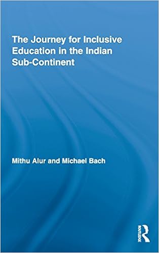 The Journey For Inclusive Education In The Indian Sub - 