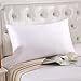 OOSILK Mulberry Silk Pillowcase with Hidden Zipper 19mm,Cotton Underside, Queen (20in * 30in) White
