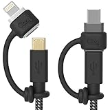 LightningCozy by Cozy: Adapter Keeper/Holder/Lanyard Accessories, Compatible with (Lightning/iPhone Adapter, Micro USB to USB C, Micro USB, Apple Pencil) adapters (Black)