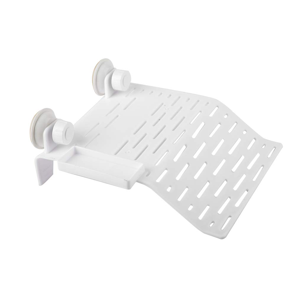 Large Turtle Basking Platform with Suction Cup Floating Dock for Reptile Habitat Fish Tank Decor (L)