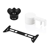 Powerextra Protective Durable Plastic Camera Lens Cap Cover + Flower Petal Lens Hood + Carbon Fiber Gimbal Guard for DJI Phantom 3 Advanced, 4K and Professional Drone