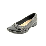 Clarks Recent Alley Womens Black Leather Loafer 7-MEDIUM