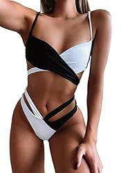 Lilosy Sexy Cute Wrap Push Up Cutout Two Color