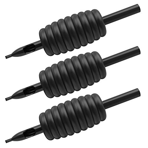 ITATOO 9 Diamond Tip Tattoo Tubes Disposable Tattoo Tubes 1" Tattoo Grip and Tube for 8RL 8RS 9RL 9RS Tattoo Needles - Box of 20 (N508-7-9DT)