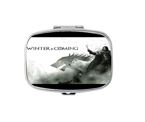 Game of Thrones Personalized Custom HOT Sale stainless steel Pill Case Box Medicine Organizer Gift Box