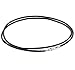 Jstyle 3MM Leather Necklace for Men Women Necklace Chain Rope Leather Cord Black 14-30 inch