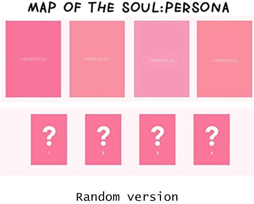 UNKB BTS's New Album MAP of The Soul:Persona in April Presents Posters+4 Photobooks + 4 Mini Books, 4 Photo Cards, 4 Postcards + 4 Photographic Films, 4 Folded Posters