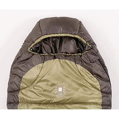 Coleman 0°F Mummy Sleeping Bag for Big and Tall Adults North Rim Cold