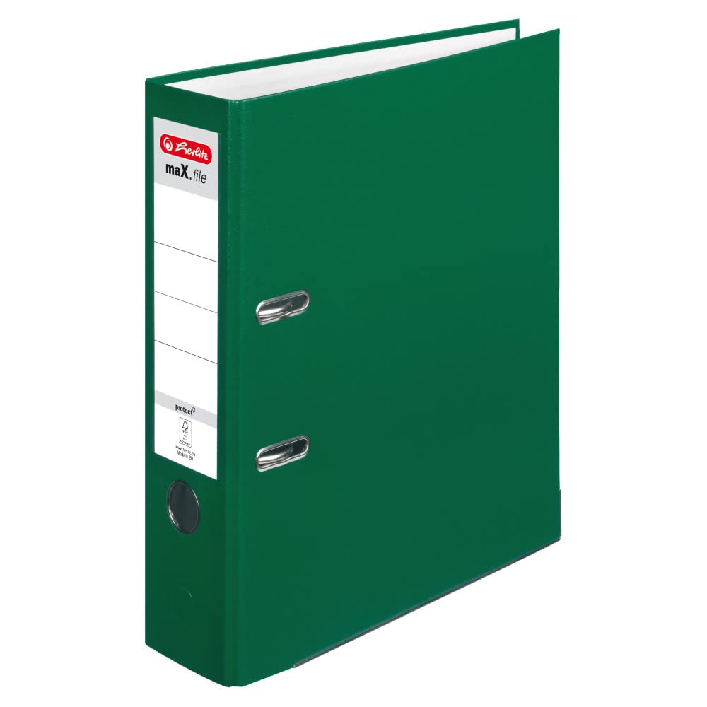 Herlitz 5480306 Lever Arch File A4 8 cm Grün