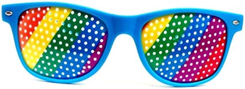 Blue Rainbow Billboard Wayfarer Sunglasses