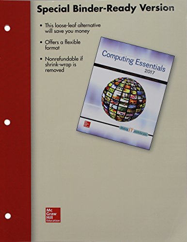 GEN COMBO LOOSELEAF COMPUTING ESSENTIALS 2017; CONNECT ACCESS CARD-cover