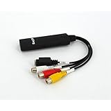 Allytech (TM) EasyCAP USB 2.0 Audio Video Creator Capture Adapter with Video Editing Software TV VHS DVD Video Adapter Capture