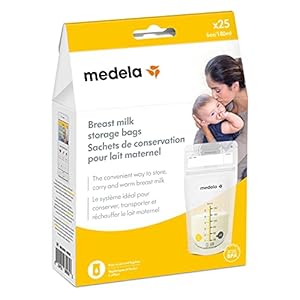 Medela Breastmilk Storage Bags, Ready to Use Breast Milk Storing Bags for Breastfeeding, Self Standing Bag, Space Saving…