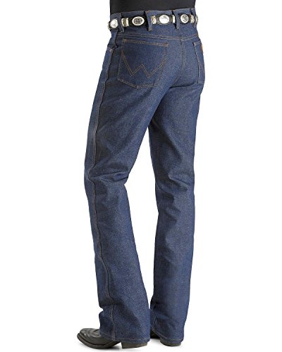 Wrangler Men's Western Boot Cut Jean Regular, Navy, 32x31