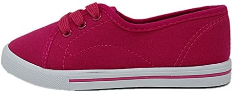 EASY21 Women Canvas Lace up Falts Ballet Kids Shoes