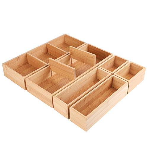 Kootek-6-Pcs-Bamboo-Drawer-Organizer-Utensil-Tray-Kitchen-Storage-Box-3-Size-Versatile-Dividers-Cutlery-Holders-Bins-Containers-for-Flatware-Kitchen-Utensils
