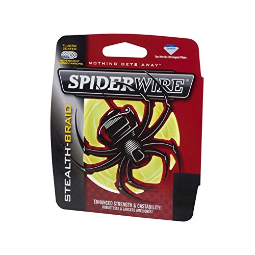 SpiderWire Stealth Superline Fishing Line, Hi-Vis Yellow, 65/17 Pound Test-500 Yard - Thumbnail 2