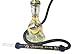 KHALIL MAMOON Basha ICE Chamber 36” Complete Hookah Set: Single Hose Shisha Pipe. Handmade Egyptian Narguile Pipes. These are Traditional Heavy Tri-Metal Hookahs
