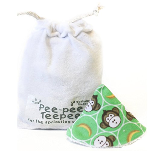 Pee-pee Teepee Lil Monkey Green - Laundry Bag