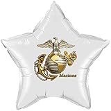 US MARINE EMBLEM STAR BALLOON (EACH)