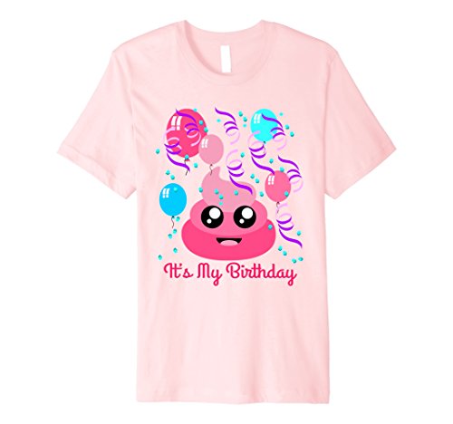 Mens Cute Pink Poop Emoji Emoticon Birthday Party Gift T Shirt Small Pink