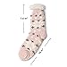 Winter Fuzzy Socks for Women Warm Soft Cozy Fleece-lined Slippers Socks With Grippers