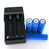 Battery-and-ChargerLandFox-4x-2000mAh-14500-Rechargeable-Li-ion-Battery-For-LED-FlashlightCR123A-Charger Battery-and-ChargerLandFox-4x-2000mAh-14500-Rechargeable-Li-ion-Battery-For-LED-FlashlightCR123A-Charger