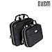 BUBM Electronics Travel Organizer, Double Layer Travel Cable Organizer Gadget Organizer for Cables iPhone Kindle USB Perfect Size Fits for iPad Mini