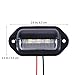 WINOMO 2Pcs Car LED License Plate Tag Light Convenience Courtesy Door Step Lamp