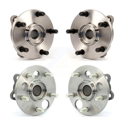 Front Rear Wheel Bearing & Hub Assembly Kit For