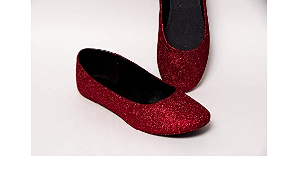 amazon red glitter shoes